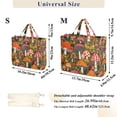 thumbnail image 2 of FORMRS Womens Corduroy Tote Bag Crossbody Shoulder Handbag with Pocket, Vibrant Mushroom, 2 of 7