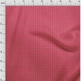 thumbnail image 3 of oneOone Viscose Chiffon Red Fabric Geometric Bandhani Craft Projects Decor Fabric Printed By The Yard 42 Inch Wide, 3 of 4