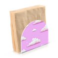 thumbnail image 2 of Napkin Holder Pink Clouds Thick U Shape Acrylic Non Slip Space Saving for Kitchen, 2 of 9