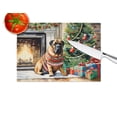 thumbnail image 4 of Bullmastiff Cozy Christmas Glass Cutting Board Large 12 in x 15 in, 4 of 5