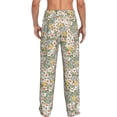thumbnail image 3 of Xecao Daisy Men's Straight Lounge Pajama Pants: The Ultimate in Comfortable Sleepwear, 3 of 9