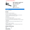 thumbnail image 2 of Outer Tie Rod End - Compatible with 2005 - 2007 Buick Terraza 2006, 2 of 2