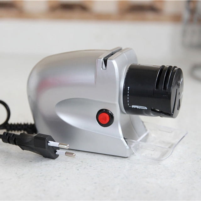 Afilador cortador eléctrico, herramientas para afilar tijeras de acero, afilador de cuchillos de cocina eléctrico estable, Cocina eléctrica antideslizante