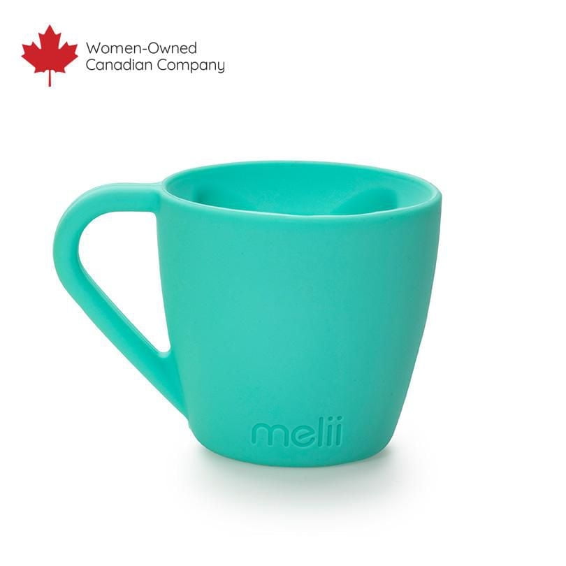 melii Silicone Bear Mug for Toddlers and Kids - Blue