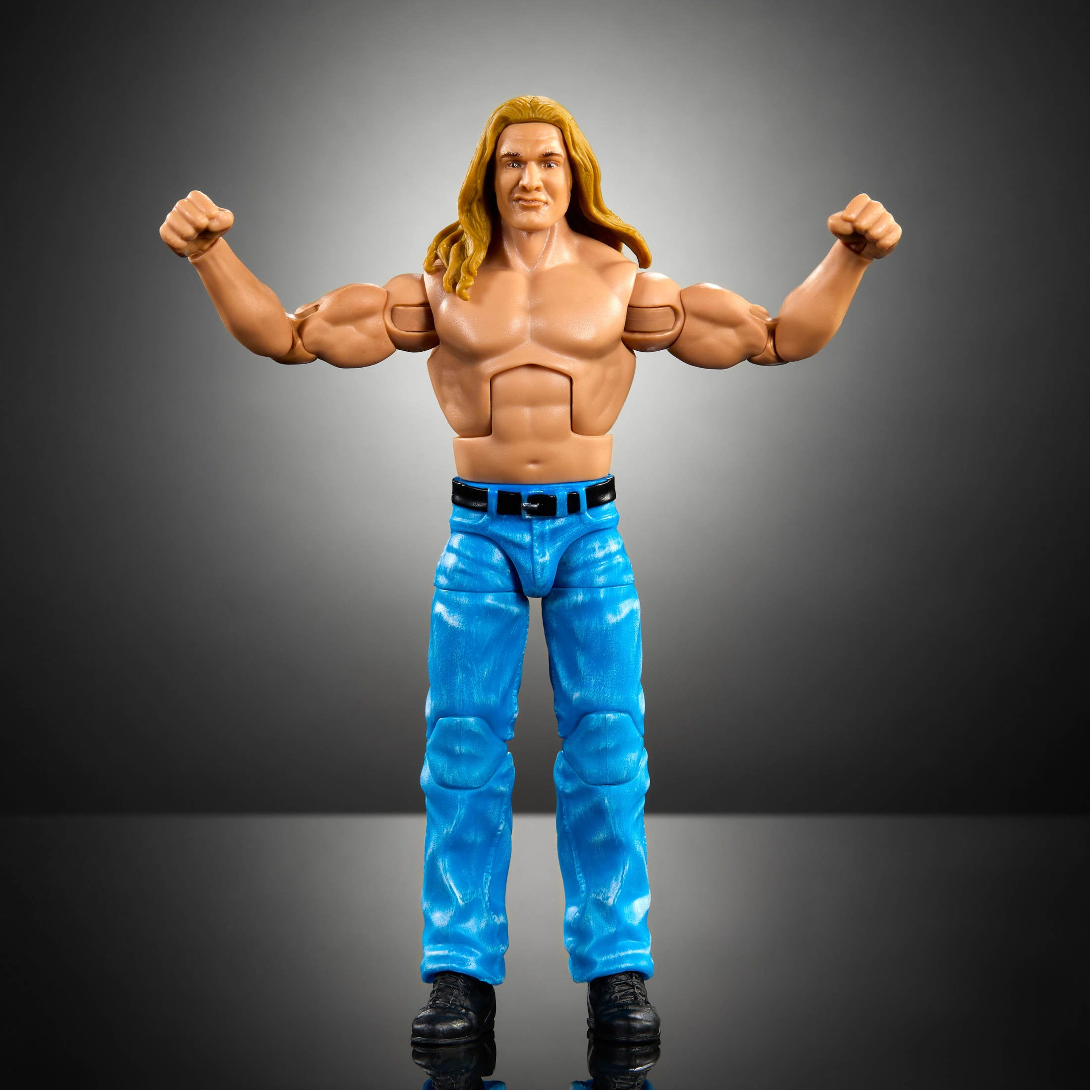 WWE Monday Night War Elite Collection Triple H Action Figure with Accessories, Build-a-Figure Parts