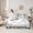 White Black 08, variant on Feelyou Funny Halloween Ghost Twin Bedding Sets 7-Piece, Gothic Spider Web Bedding Comforter Set, Teens Boys Girls Kids Reversible Sheet Sets, Ultra Soft Home Decor