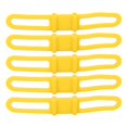 thumbnail image 2 of DUUTI 5pcs Bike Silicone Band Cycling Flashlight Handlebar Mount Holder Multipurpose Bicycle Straps for RidingYellow, 2 of 14