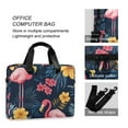 thumbnail image 4 of FORMRS 16" Laptop Sleeve Bag Carrying Case with Handle Travel Shoulder Briefcase, Red Floral Flamingo, 4 of 8