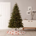 thumbnail image 6 of Disketp Squirrel And Maple Leaf Christmas Tree Skirt, Christmas Tree Decorations, Christmas Decor, Tree Mat Decoration(30-48IN)-30", 6 of 6