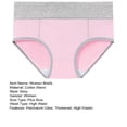 thumbnail image 5 of TNOBHG Women Breathable Briefs Women's Breathable Briefs Double Layer Crotch Panties High Waist Underwear with Stretch Fabric Covered for Health-conscious, 5 of 8
