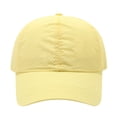 thumbnail image 2 of Helii Quick Dry Baseball Cap – Breathable Mesh Running Hat for Men Women, Lightweight Polyester Sports Cap, Adjustable Outdoor Sun Hat for Hiking Fishing Golf Walking Light Yellow,One Size, 2 of 9