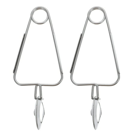 

2Pcs Stainless Steel Snail Tong Escargot Tong Food Serving Clip Clamp Tableware
