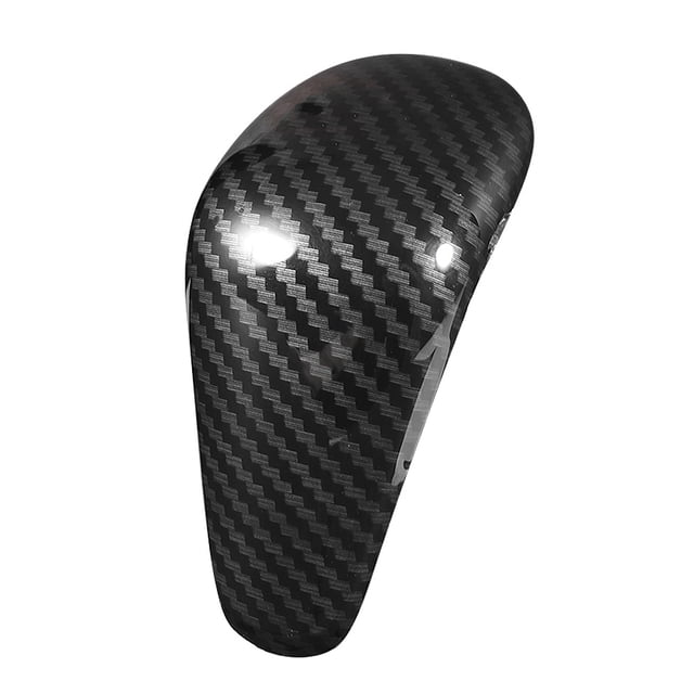 Cubierta de perilla de palanca de cambios de coche, antideslizante, a prueba de polvo, estilo fibra de carbono, compatible con Audi A7 15-18 Jadeshay A