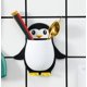 thumbnail image 4 of Un cepillo de dientes de pingüino, estante de pared, nuevo control remoto de escritorio perforado gratuito, llave de maquillaje, almacenamiento de cocina negro Sincero Electrónica, 4 of 5