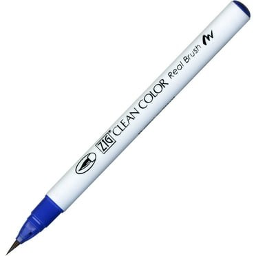 Kuretake Zig Clean Color Real Brush Marker, Blue