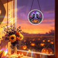 thumbnail image 4 of Ciozy Halloween Ghost Acrylic Puzzle Sun Catcher, DIY Acrylic Window Hanging Decor, Spooky Cute Sun Catcher Ornament for Home Garden Patio Wall Decoration, 5.9 Inch, 4 of 6