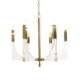 thumbnail image 2 of Pasargad Home 6-Light Omeara Candle Style Chandelier Light, White & Gold, 2 of 5