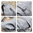 thumbnail image 5 of Beautynvta Trendy Leather Crossbody Bag for Women, Shoulder Handbag with Adjustable Strap, Casual Bag Crossbody Purse for Travel, Silver, 5 of 6