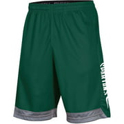 Men's Russell Athletic Green Michigan State Spartans Athletic Fit Colorblocked Training Shorts