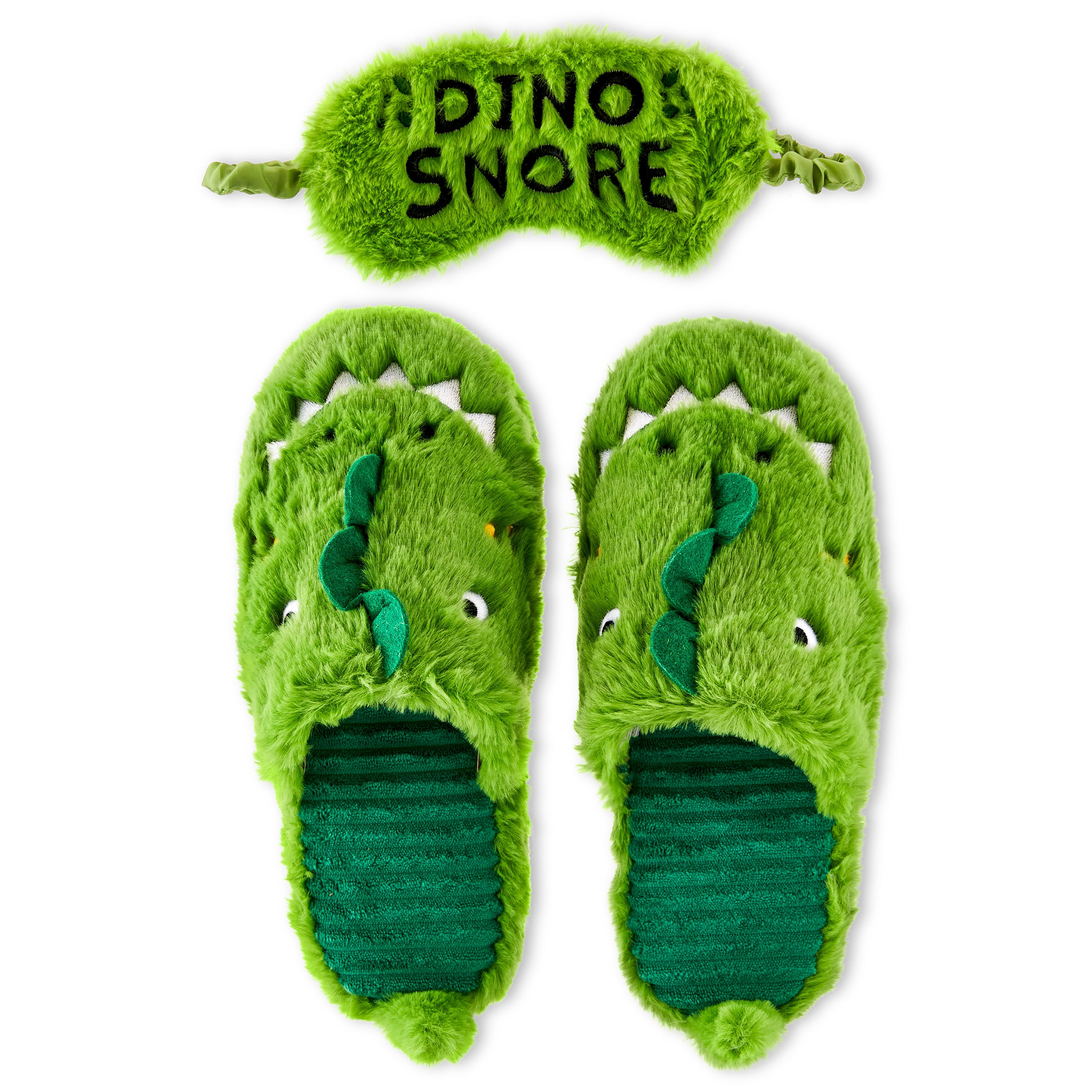Way to Celebrate! Easter Slipper and Sleep Mask Gift Set , Dinosaur