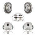 thumbnail image 1 of Transit Auto Front Disc Brake Caliper Coated Rotors and Ceramic Pads Kit for Car 2007 BMW 525i Automatic transmission with 324mm Diameter Rotor From 01 07 KCG-100656T, 1 of 11