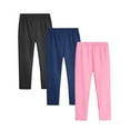 thumbnail image 2 of SILVERCELL 3 Packs Girls Casual Solid Leggings Candy Color Stretch Tights Skinny Pants, Size 1-11 Years, 2 of 8