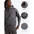 thumbnail image 3 of Champion Men's Pullover Fleece Hoodie, Standard Unisex Fit, Midweight, C Logo,Sizes S-4XL, 3 of 9