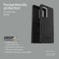 thumbnail image 4 of Galaxy S22 Ultra Commuter Series Case - Black, Slim & Tough, Pocket-Friendly, with Port Protection, 4 of 5