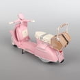 thumbnail image 3 of Modelo de Scooter Vespa YONGSHENG rosa coche de Motor de simulación Vintage, 3 of 4