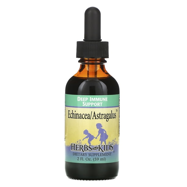 Herbs for Kids Echinacea/Astragalus Deep Immune Support Liquid, 2 Fl Oz