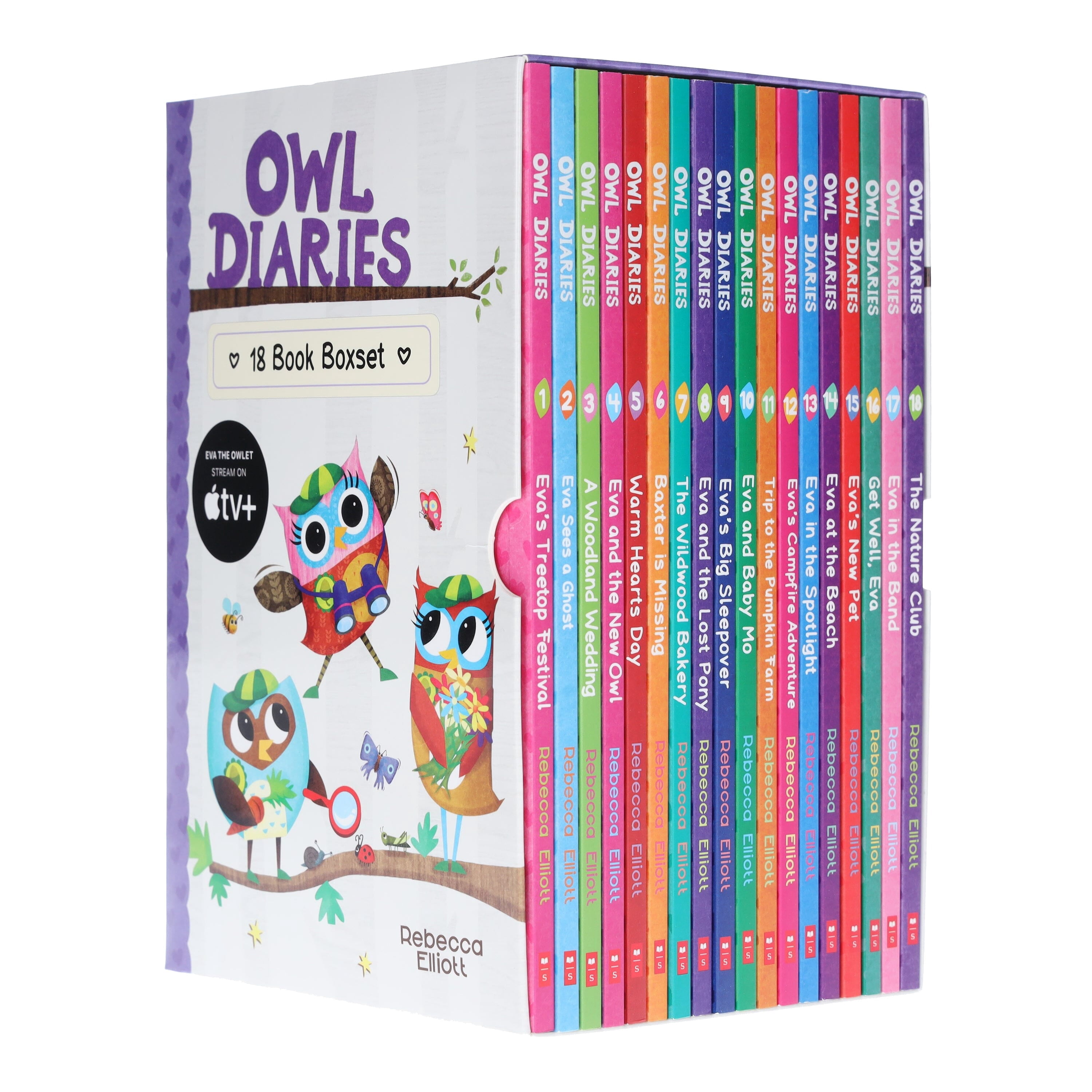 Rebecca Elliott, Owl Diaries Books 1-5, Branches Box Set
