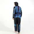 thumbnail image 2 of Halloween Family Matching 3d Skeleton Bone Frame Onesie Jumpsuit Adult Kids Party Fancy Dress Up, 2 of 4