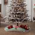 thumbnail image 4 of KLL Christmas Tree Skirt,Party Decorations Farmhouse for Christmas Decorations Holiday Party 48" -Vintage Typewriter Floral, 4 of 6