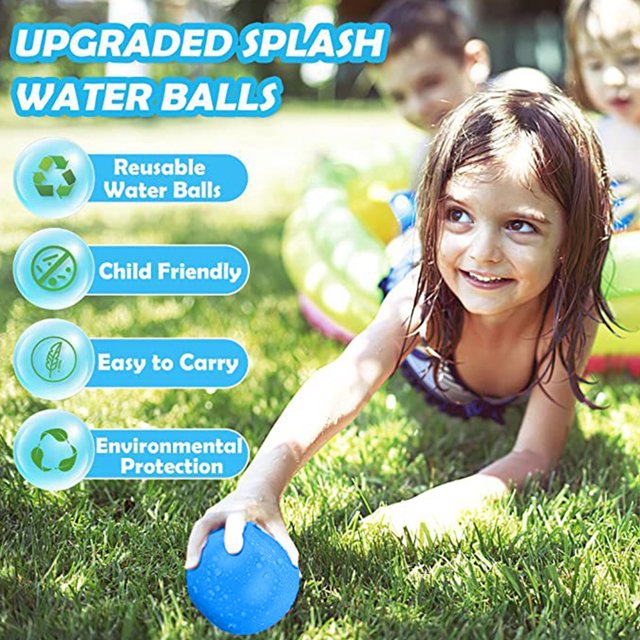 Deportes Acuáticos Water Fight Splash Ball Toy Party Beach Backyard Juguetes autosellantes (Azul) Ehuebsd Para Estrenar
