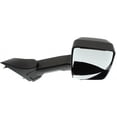 thumbnail image 5 of For Chevy Express 1500/2500/3500 2008-2014 Door Mirror Passenger Side | Manual Glass | w/ Towing | For Vehicle 96in Wide and Over | 2nd Design | Textured Black | Replacement For GM1321529 | 22759637, 5 of 6