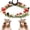 Mushroom, variant on Mushroom Crown Headband Woodland Headpiece Christmas Hair Wreath with Pine Berries Fairy Flower Floral Halo Headband Winter Holiday Tiara for Women Girl Holiday Decoration