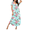 Rose Flower, variant on Ekouaer Long Nightgowns for Women House Dress Plus Size Sleepwear Pleated Full Length Loungwear