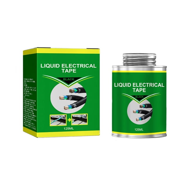 Nomeni 4.2 OZ(125ML) Liquid Electrical Tape Liquid Electrical Tape Insulating Electrical Tape Glue Liquid Electrical Tape Quick Drying High Temperature