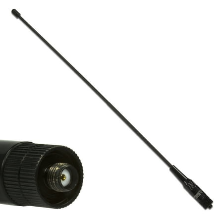 ExpertPower XP-771 14.5-Inch Dual Band SMA-F Antenna For Baofeng (Best Antenna For Baofeng)