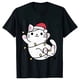 thumbnail image 3 of Camiseta con luces navideñas para mujer, camisetas con estampado gráfico de gato bonito, camisetas de manga corta, ropa de calle divertida, camiseta de marca, ropa femenina, 3 of 5