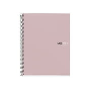 Miquelrius 1-subject Lined Cardboard Notebook A5 6.5x8 - Nude Pink