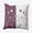 Muted Purple, variant on 16" x 16" Simply Daisy Growing Love Polyester Accent Pillow, Sunwashed Brick Qty 1