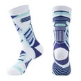 thumbnail image 1 of FhsagQ Chaussettes Chaussettes pour Femmes Sans Entrejambe Rouges Chaussettes de Basketball Réelles pour Hommes et Femmes Chaussettes Mi-Mollet Chaussettes à Dessous en Serviette Chaussettes Montantes de Course Sport Chaussettes pour Femmes Sommeil Bleu Taille Unique, 1 of 2