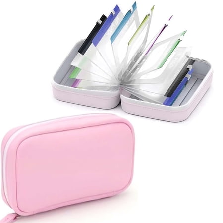 Waterproof Pill Organizer Set - 14 Pouch A8 Binder with Crush-Resistant Case, Color-Coded Medication Storage for Travel and Daily Use