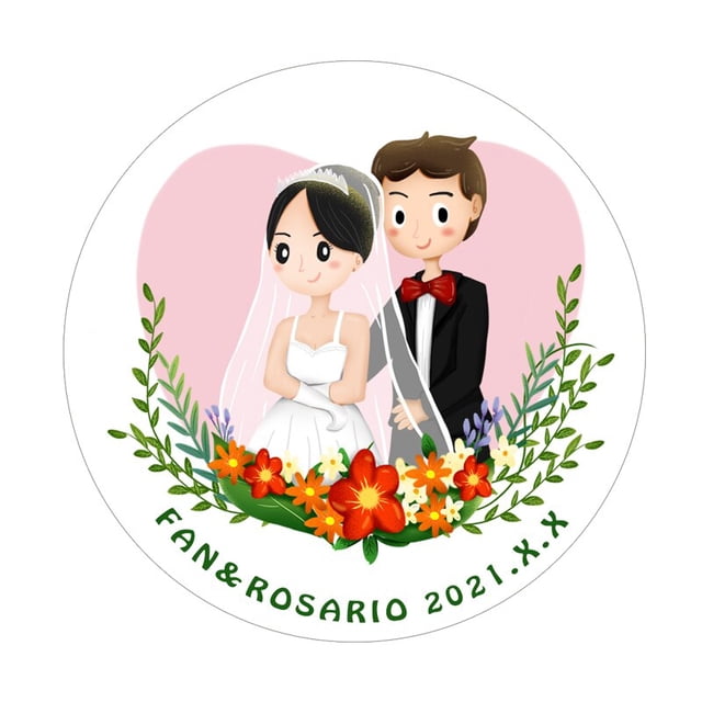 Pegatinas con logotipo personalizado para boda, pegatinas con diseño personalizado, etiqueta para caja de regalo, fiesta de cumpleaños, 2-7cm, 100 unidades por lote