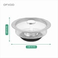 thumbnail image 5 of PinesC Sink Strainer - Kitchen Sink Strainer Stopper Filter, Plug - Stainless Steel Kitchen Sink Drain Strainer - Catcher Drain Basket for Food Garbage Disposal, 5 of 5