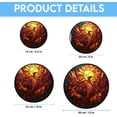 thumbnail image 5 of Customized Phoenix Suncatcher Stained Glass, Phoenix Gifts for Women for Window Hanging, Phoenix American Glass Hanging npkA86, 5 of 5