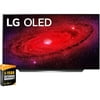 LG OLED55CXPUA 55 inch CX 4K Smart OLED TV with AI ThinQ 2020 Bundle with 1 Year Extended Warranty(OLED55CX 55")