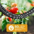 thumbnail image 6 of Flat Soaker Hose 75ft - Heavy Duty Expandable Drip Irrigation System for Large Gardens, Saves 80% Water Linkable, Leakproof UV-Resistant 1/2" Diameter, Black, 6 of 9