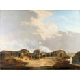 thumbnail image 3 of Pieter Gerardus van Os 14x11 Black Modern Framed Museum Art Print Titled - The Demilune Constructed at the Siege of Naarden, April 1814 (1814 - 1815), 3 of 5